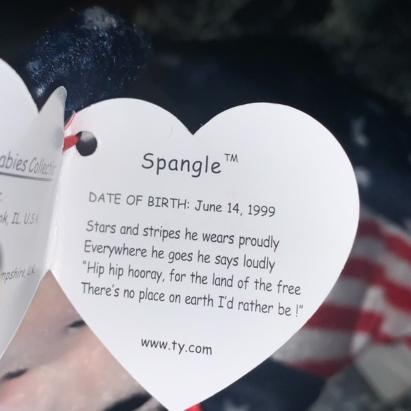 NEW TY Beanie Babies Spangle Glory Franny SET OF 5 - Picture 3 of 8